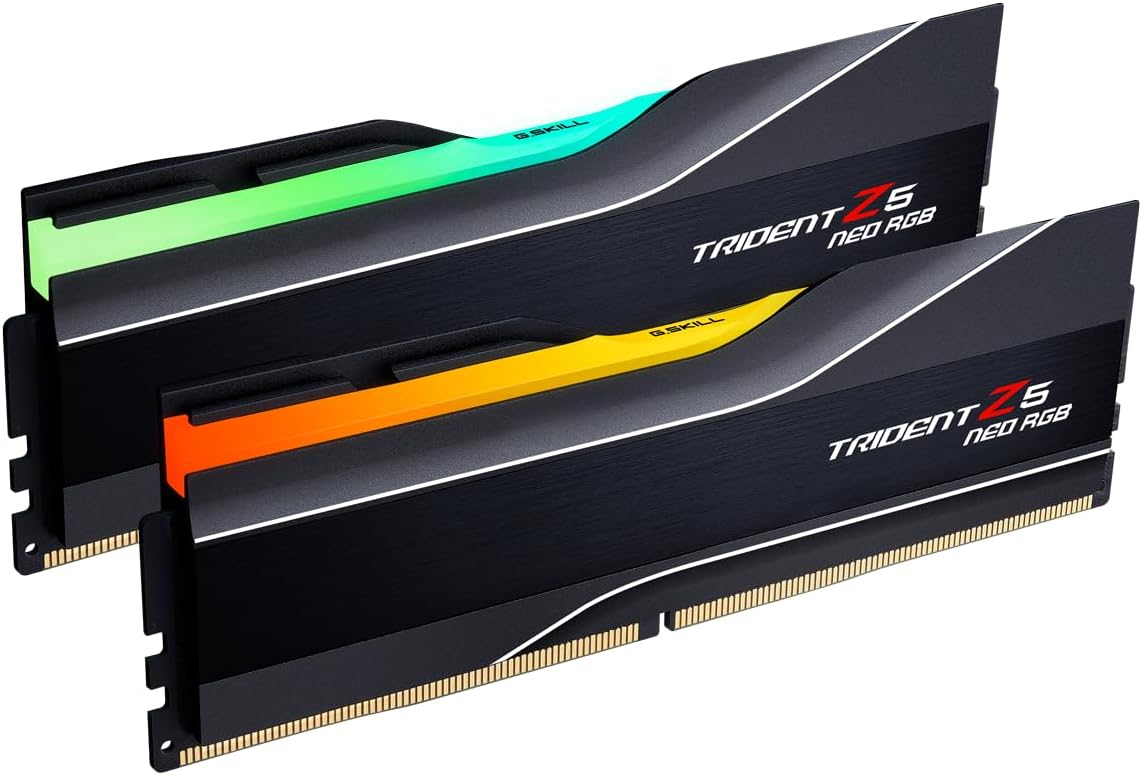 G.SKILL Trident Z5 Neo RGB 128GB (2x64GB) DDR5 6000MHz C34 RAM - Black