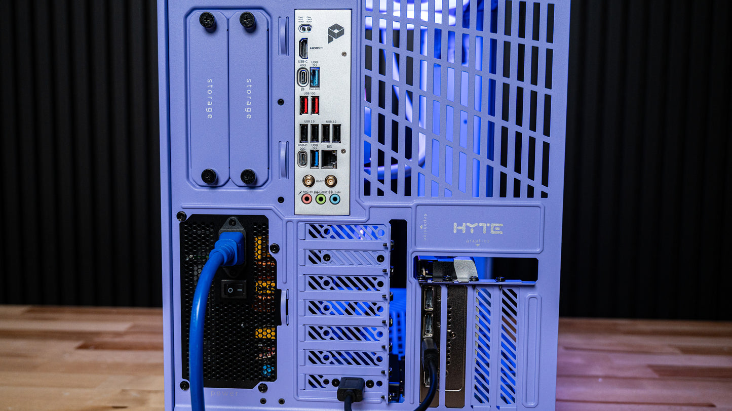 Lavender RTX 5070 Gaming PC