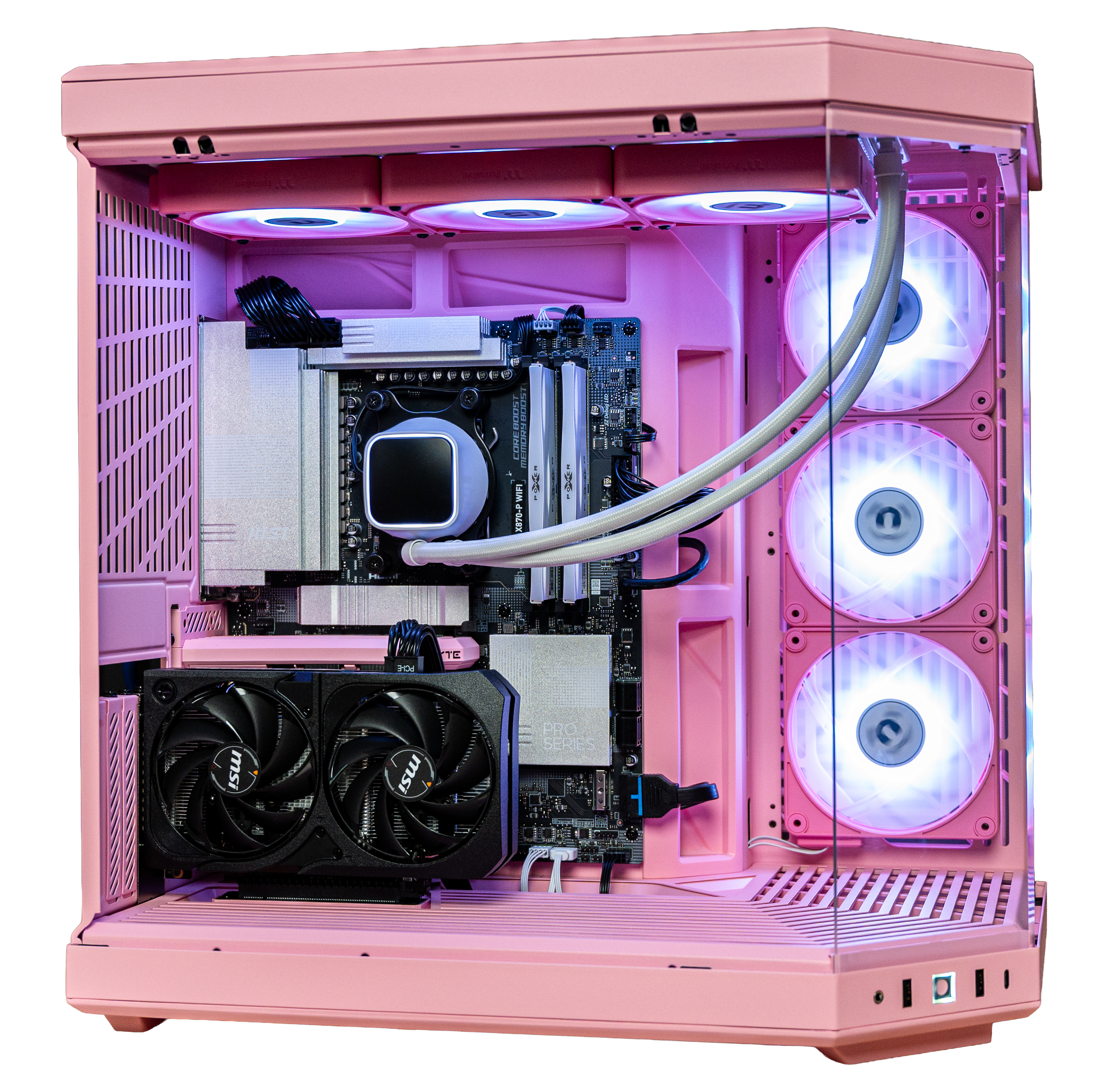 Fuchsia RTX 5060 Gaming PC – PowerGPU