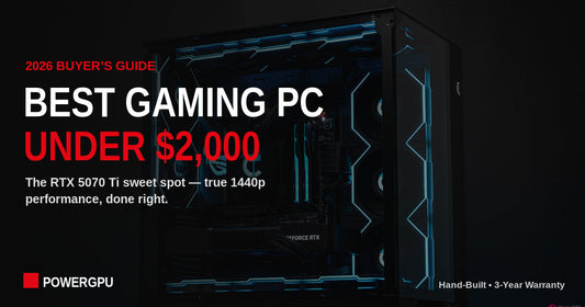 The Best Gaming PC Under $2,000 in 2026