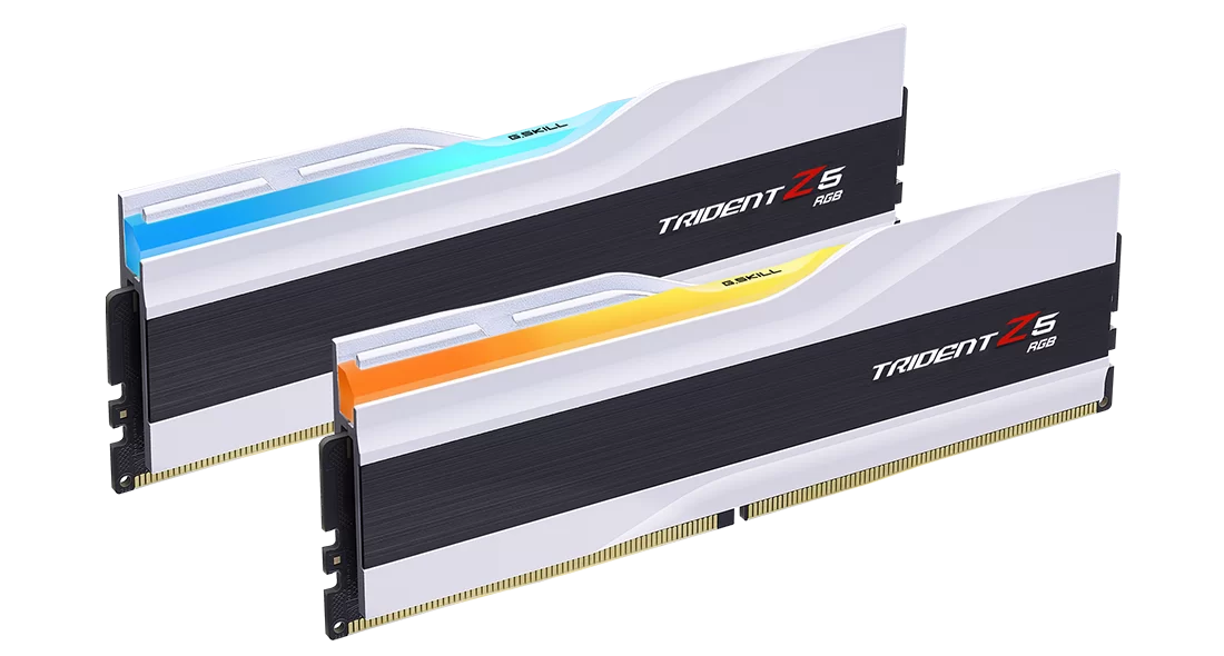 G.SKILL Trident Z5 Neo RGB Series DDR5 RAM (AMD EXPO & Intel XMP 3.0) 64GB (2x32GB) Up to 6000MT/s* CL36-36-36-96 1.35V  - Matte White