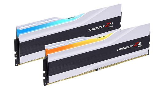 G.SKILL Trident Z5 Neo RGB Series DDR5 RAM (AMD EXPO & Intel XMP 3.0) 64GB (2x32GB) Up to 6000MT/s* CL36-36-36-96 1.35V  - Matte White