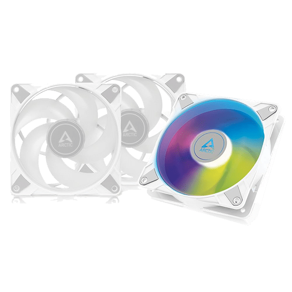 3 Pack ARCTIC P12 120mm A-RGB Fan - White