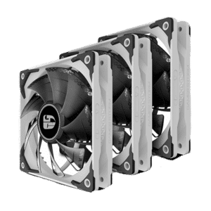 3 Pack 120mm Non RGB Fan - Black/White