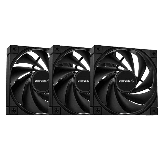 3 Pack 120mm Non RGB Fan - Black