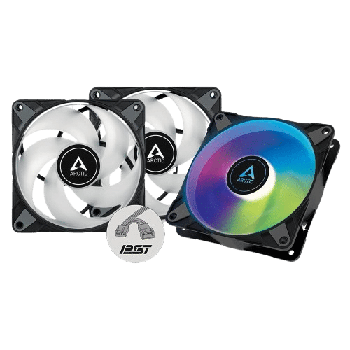 3 Pack ARCTIC P12 120mm RGB Fan - Black