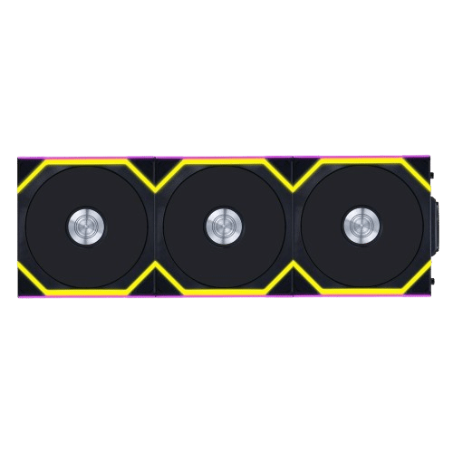 3 Pack Lian Li UNI Fan SL120 Wireless ARGB Fan - Black