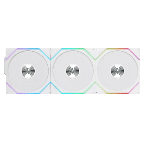3 Pack Lian Li UNI Fan TL120 Wireless Fan (Reverse Blade) - White