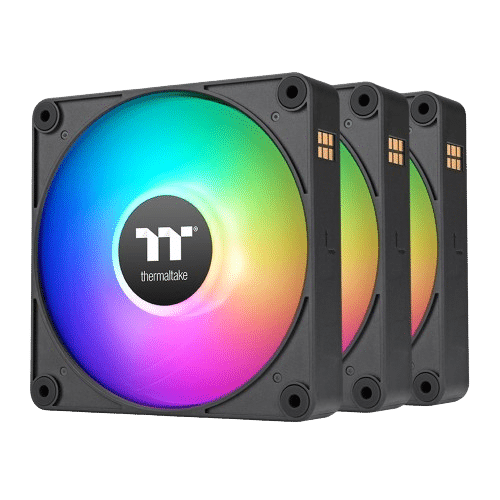 3 Pack THERMALTAKE CT120 EX Reverse Fan - Black