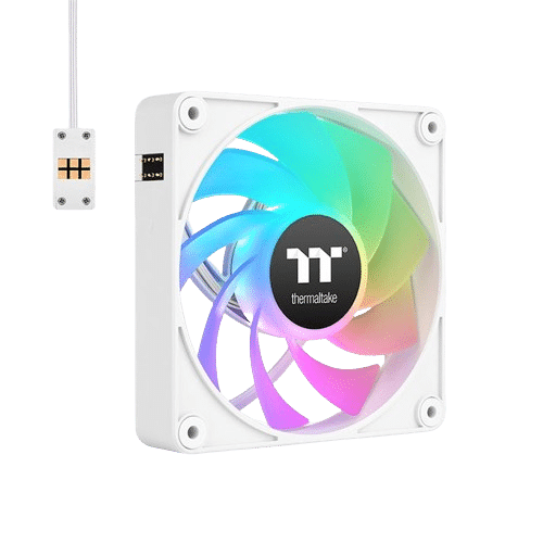 3 Pack THERMALTAKE CT120 EX Reverse Fan - White