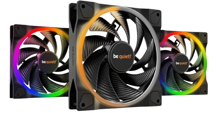 3 Pack be quiet! Light Wings 140mm RGB Fan - Black