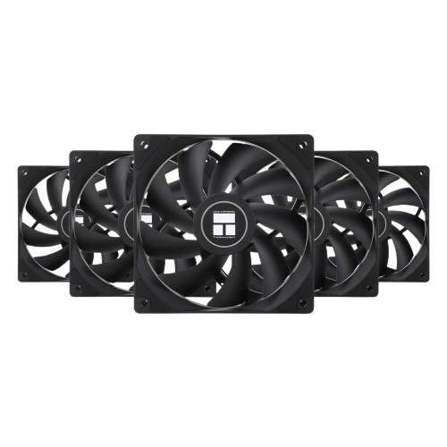 5 Pack THERMALRIGHT TL-C12C 120 mm Fans - Black