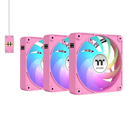 3 Pack THERMALTAKE CT120 EX RGB Fan - Bubblepink