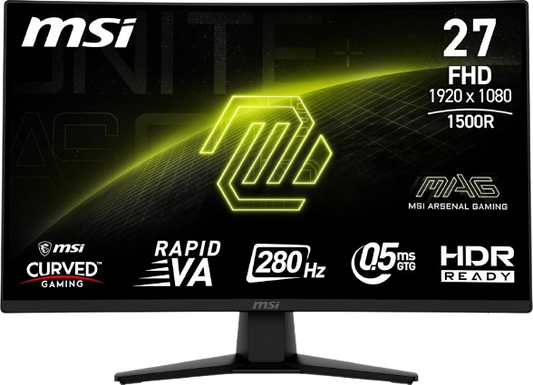 MSI MAG 27" Curved 1080p 280Hz Gaming Monitor