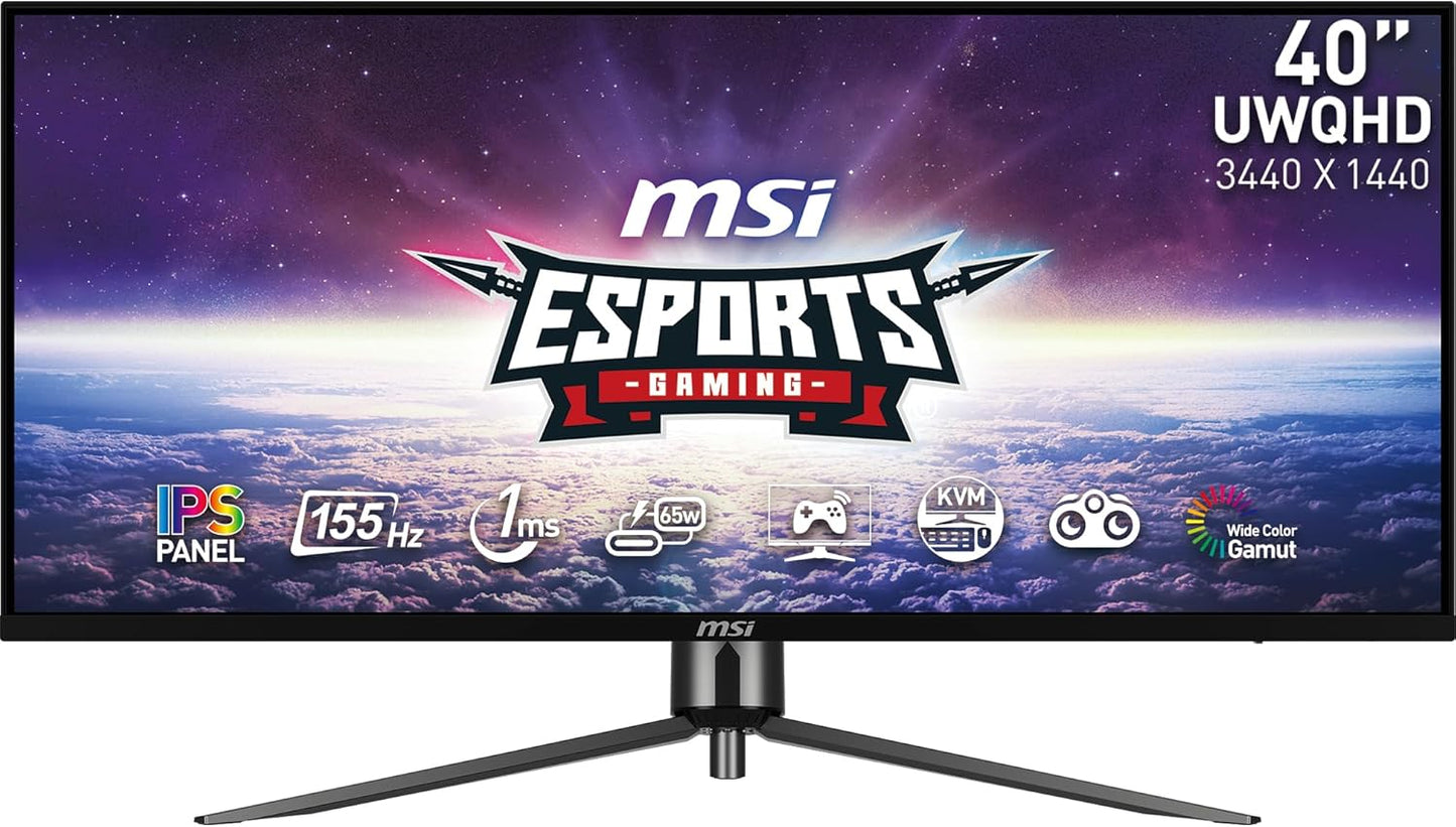 MSI MAG 40" UWQHD 1440p 155Hz Gaming Monitor