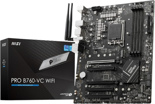 MSI PRO B760M VC WiFi DDR5 Micro-ATX Motherboard
