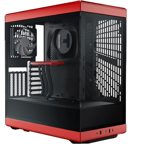 HYTE Y40 Mid-Tower Case – Red