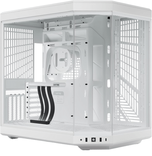 HYTE Y70 Touch Infinite Mid Tower Case - Snow White