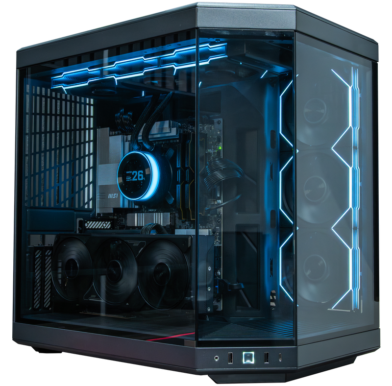 Nocturnal RTX 5070 Ti ready to ship gaming PC hand-built by PowerGPU Wake Forest NC