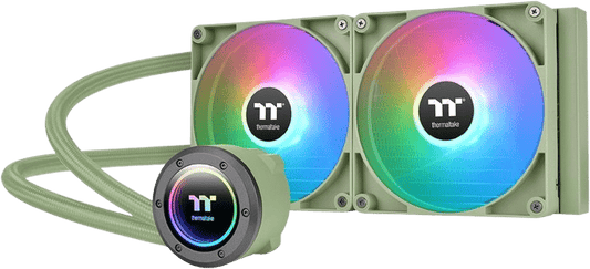 THERMALTAKE TH280 V2 ARGB AIO Liquid Cooler - Matcha Green