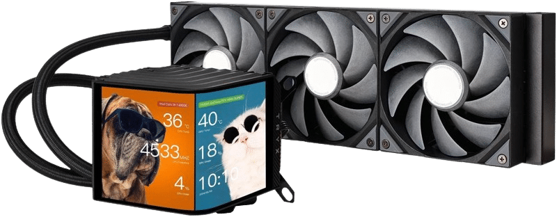 TRYX Panorama 360 Liquid CPU Cooler - Black
