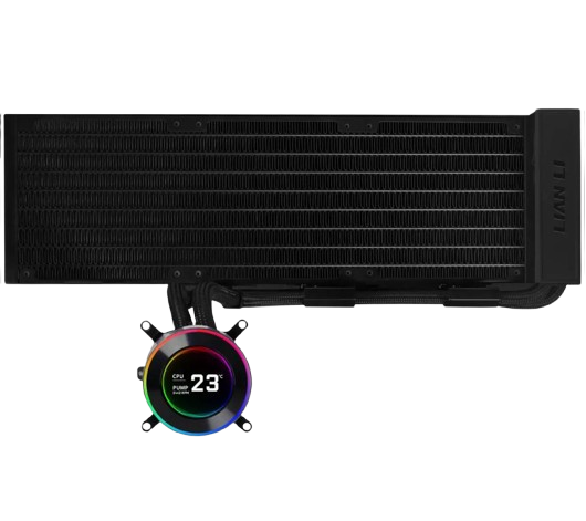 Lian Li Hydroshift II 360 AIO Liquid CPU Cooler No Fans - Black