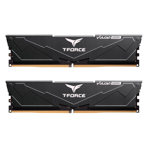 TEAMGROUP T-Force Vulcan DDR5 32GB (2x16GB) 6000MHz CL38 RAM - Black