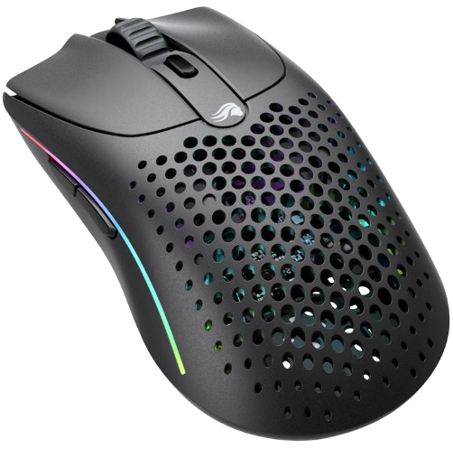 Glorious Model O2 Lightweight Wireless Gaming Mouse - Black