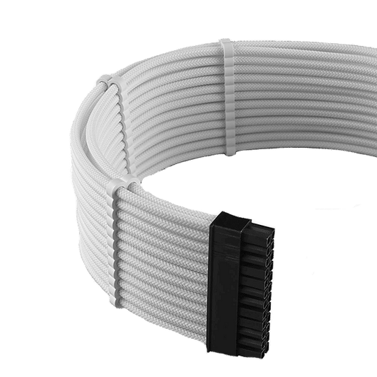Sleeved Cable Extension Kit - White