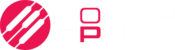 red and white powergpu logo with emblem