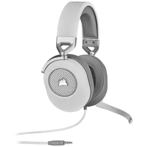 Corsair HS65 SURROUND Wired Gaming Headset – White